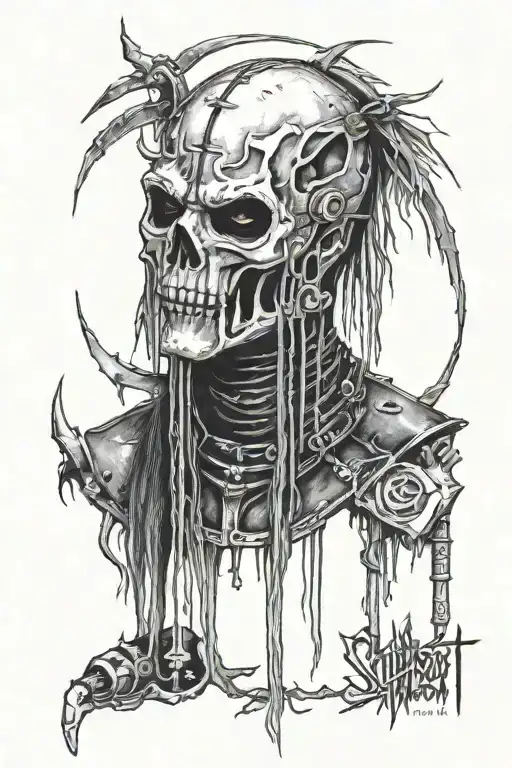 Slipknot joey jordison tattoo design idea