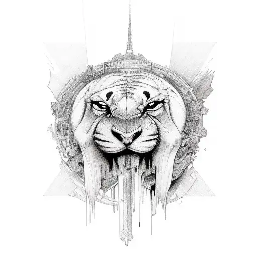 nothing is impossible try harder words tattoo design idea