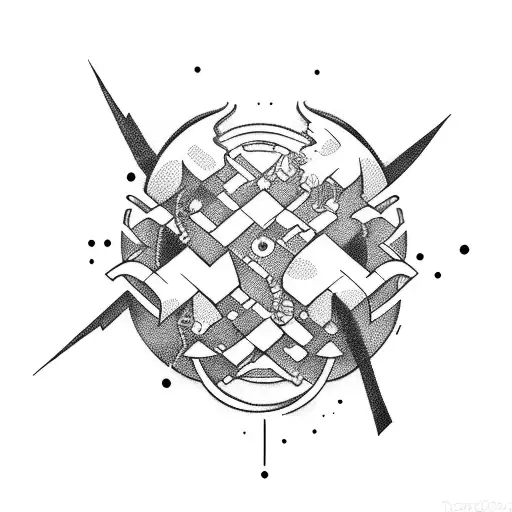 impossible try harder words tattoo design idea