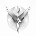 Lightning Bolt tattoo design idea