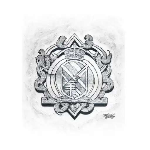 Atletico de Madrid tattoo design idea