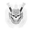 Atletico de Madrid tattoo design idea