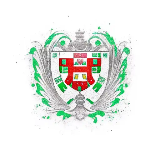 Hungarian flag tattoo design idea