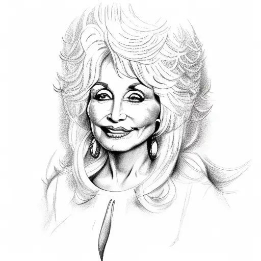 Dolly Parton  tattoo design idea