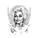 Dolly Parton  tattoo design idea