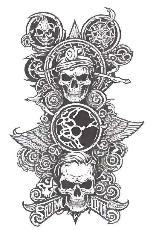 Sum 41 band tattoo tattoo design idea