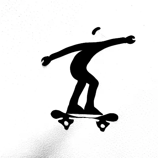 skate tattoo design idea