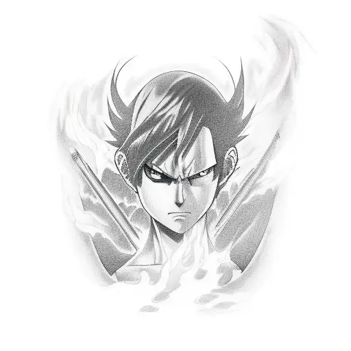 zuko x shoto Todoroki half hot half cold tattoo design idea
