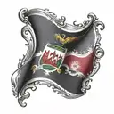 Haitian Flag tattoo design idea