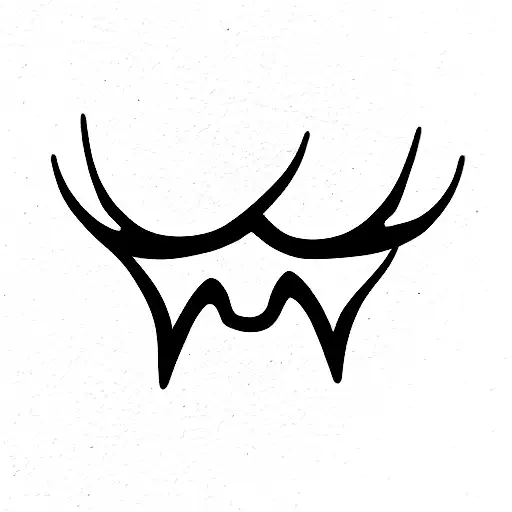 Demon,full Black eyes, only eyes, only Black, without face tattoo design idea