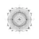 willow tree mandala tattoo design idea