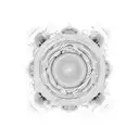 willow tree mandala tattoo design idea