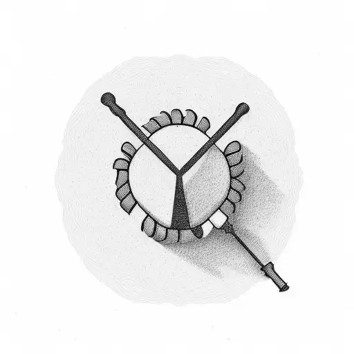 A minimalist design of the year '1999' formed by a baseball and a gavel tattoo design idea