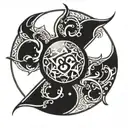 Sanskrit mantra tattoo design idea