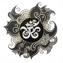 Sanskrit mantra tattoo design idea