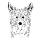 sheltie ear tattoo design idea
