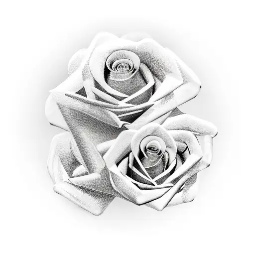 two old watch faces, angel wings in heaven, pink rose tattoo design idea