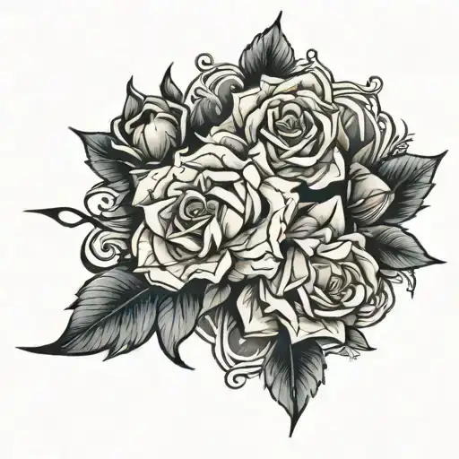 rough N' GENTLE  tattoo design idea