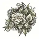 rough N' GENTLE  tattoo design idea