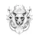 lights will guide you home tattoo design idea