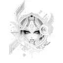 lights will guide you home tattoo design idea