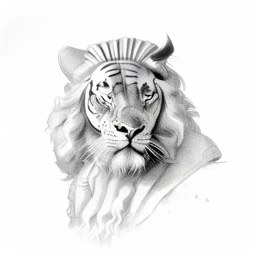 biblical samson tattoo design idea