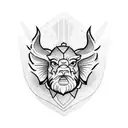 biblical samson tattoo design idea