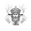 biblical samson tattoo design idea