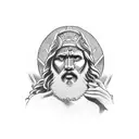 biblical samson tattoo design idea