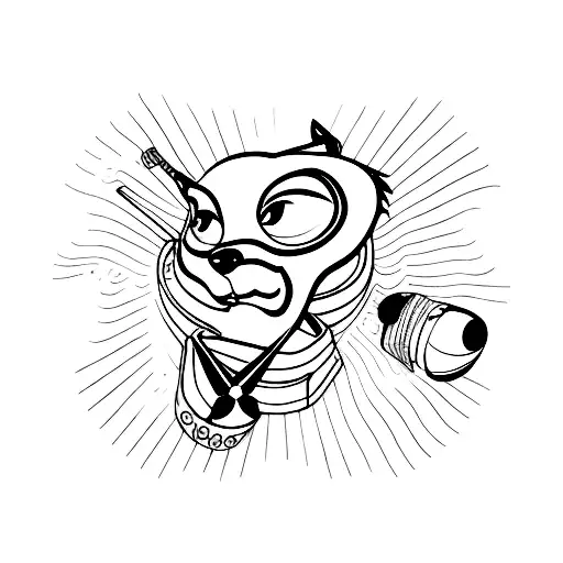 playboy cart  tattoo design idea