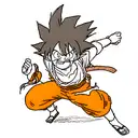 luffy goku naruto tattoo design idea