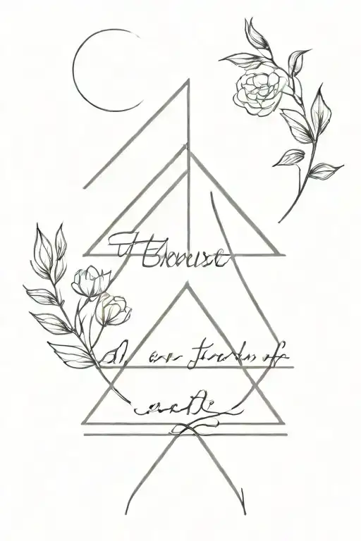 Small meaningful tattoo for a woman of faith who focuses on growth mindset, health and exercise and loves her family tattoo design idea