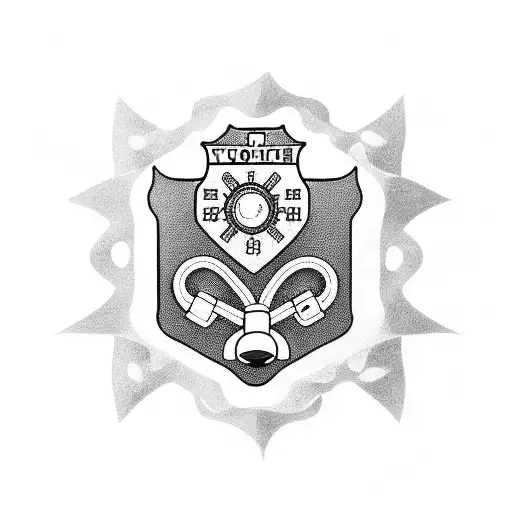 nurse and cop tattoo design idea