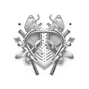 nurse and cop tattoo design idea