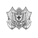 nurse and cop tattoo design idea