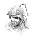 cop brother  tattoo design idea