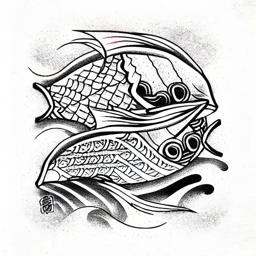 fish tacos tattoo design idea