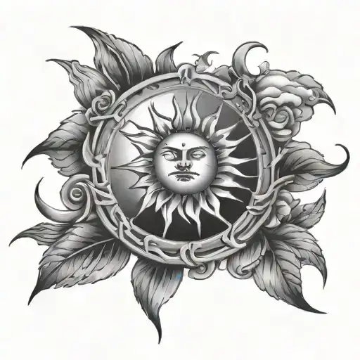 the suns going to rise tomorrow on the east side of sorrow tattoo design idea