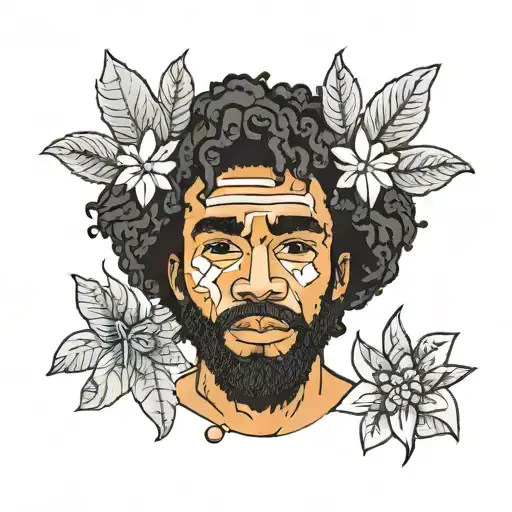 3005 childish gambino tattoo design idea