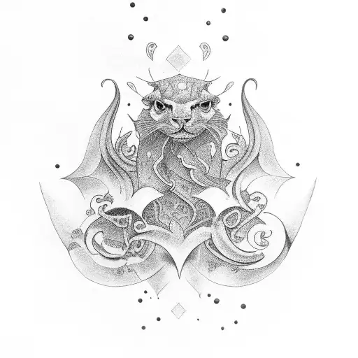 Ryleigh in old English font tattoo design idea