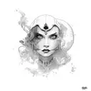 "Ryleigh" in old English font tattoo design idea