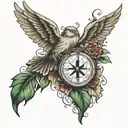 Luke 23:43 tattoo design idea