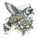 Luke 23:43 tattoo design idea