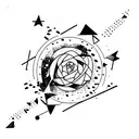 song even if the sky is falling down tattoo design idea