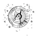 song even if the sky is falling down tattoo design idea