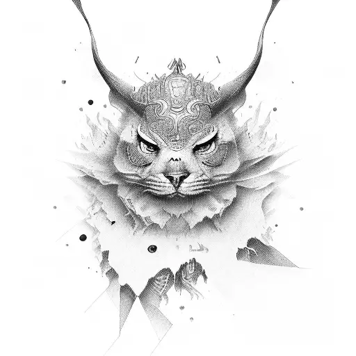 line tattoo design idea