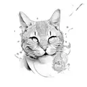 line tattoo design idea