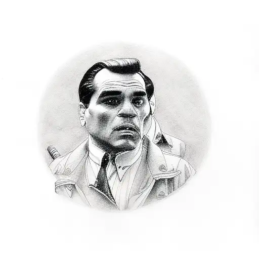 A tattoo inspired from Goodfellas movie tattoo design idea