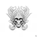 murugan vel tattoo design idea
