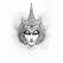 murugan vel tattoo design idea